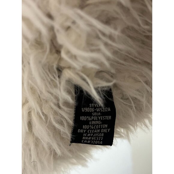 Sanctuary Vest Womens XL Jacket Faux Suede Faux Fur Coat Fall Winter Sleeveless - Picture 6 of 16